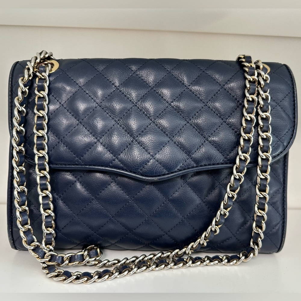 Rebecca Minkoff Navy Quilted Shoulder Bag